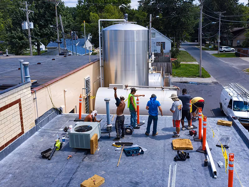 Protect your building with an EPDM roof, such as the one we installed at Prairie Farms, Springfield, IL. Dependable service tailored to your needs!