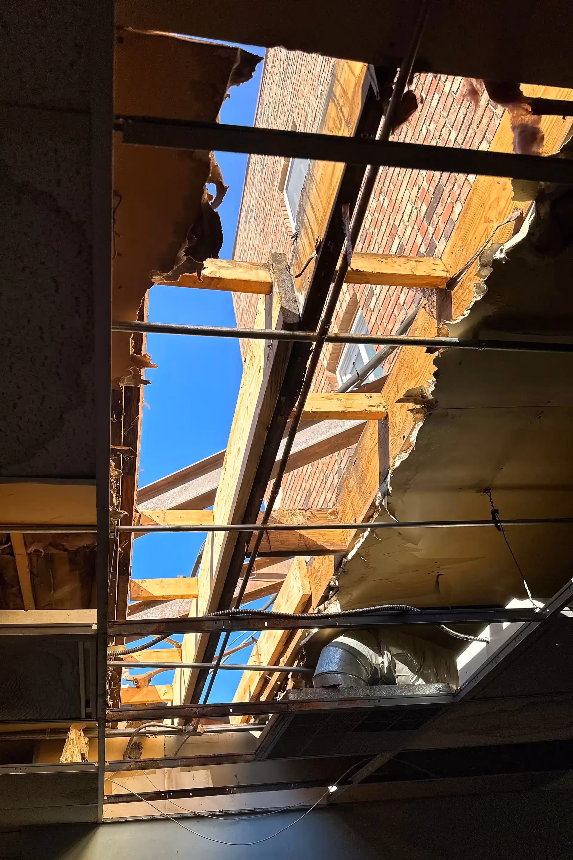 Blackhawk Roofing 413-415 E. Adams, Springfield Illinois—Commercial EPDM Roof Installation 