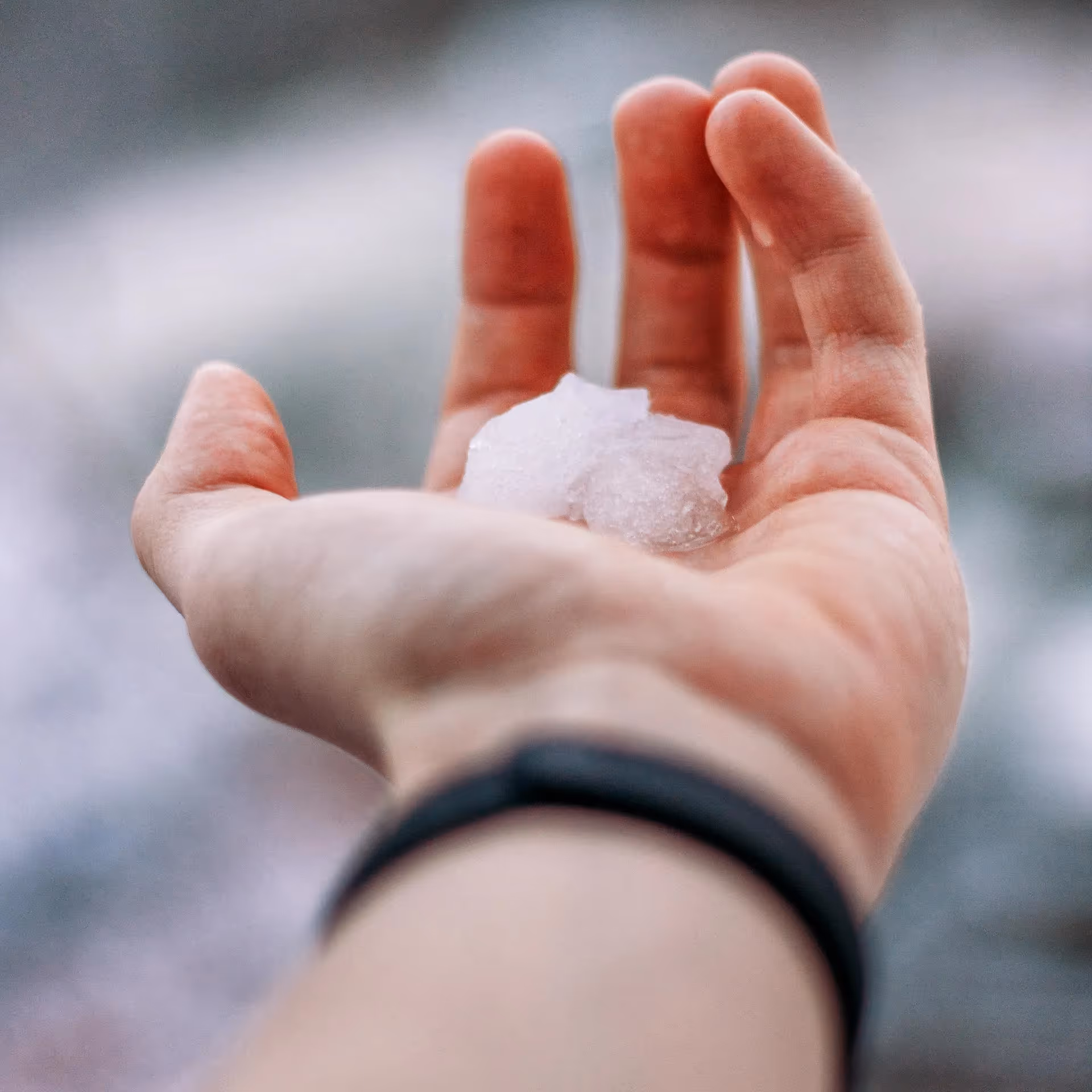 Storm damage to roof in central Illinois.