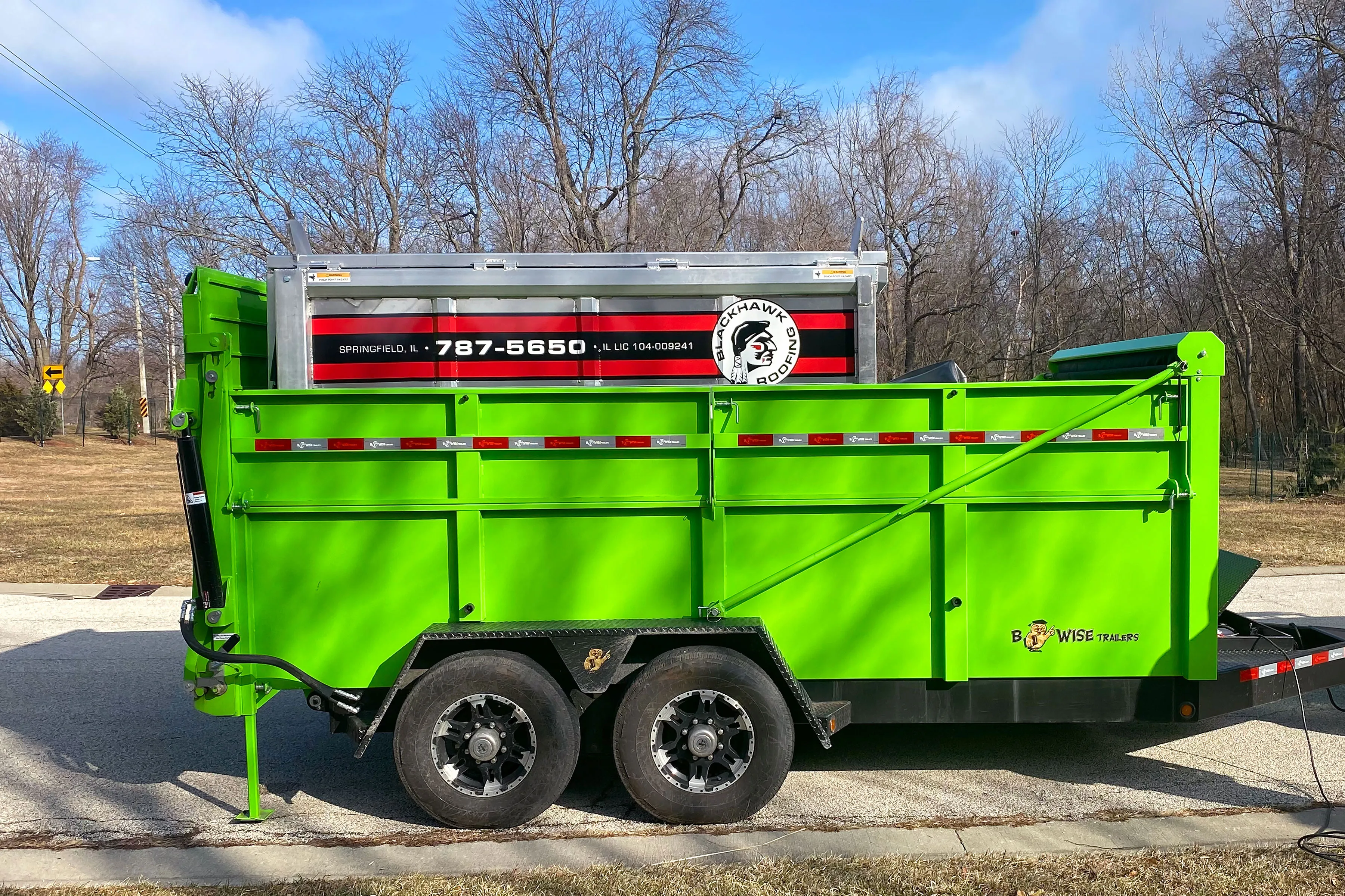 The Green Monster - Specialized Roofing Equipment