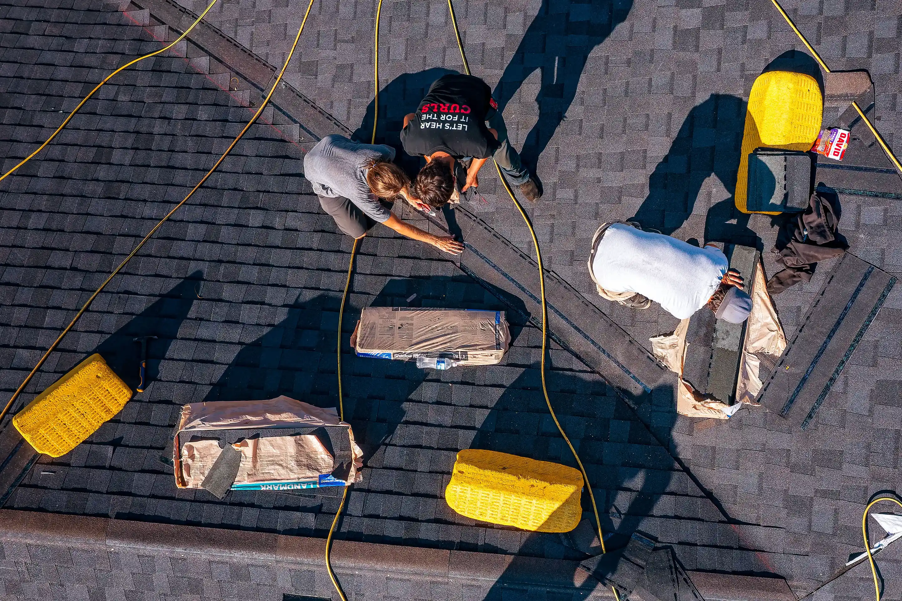 Residential roofing project on Johanne Court, Springfield, Illinois