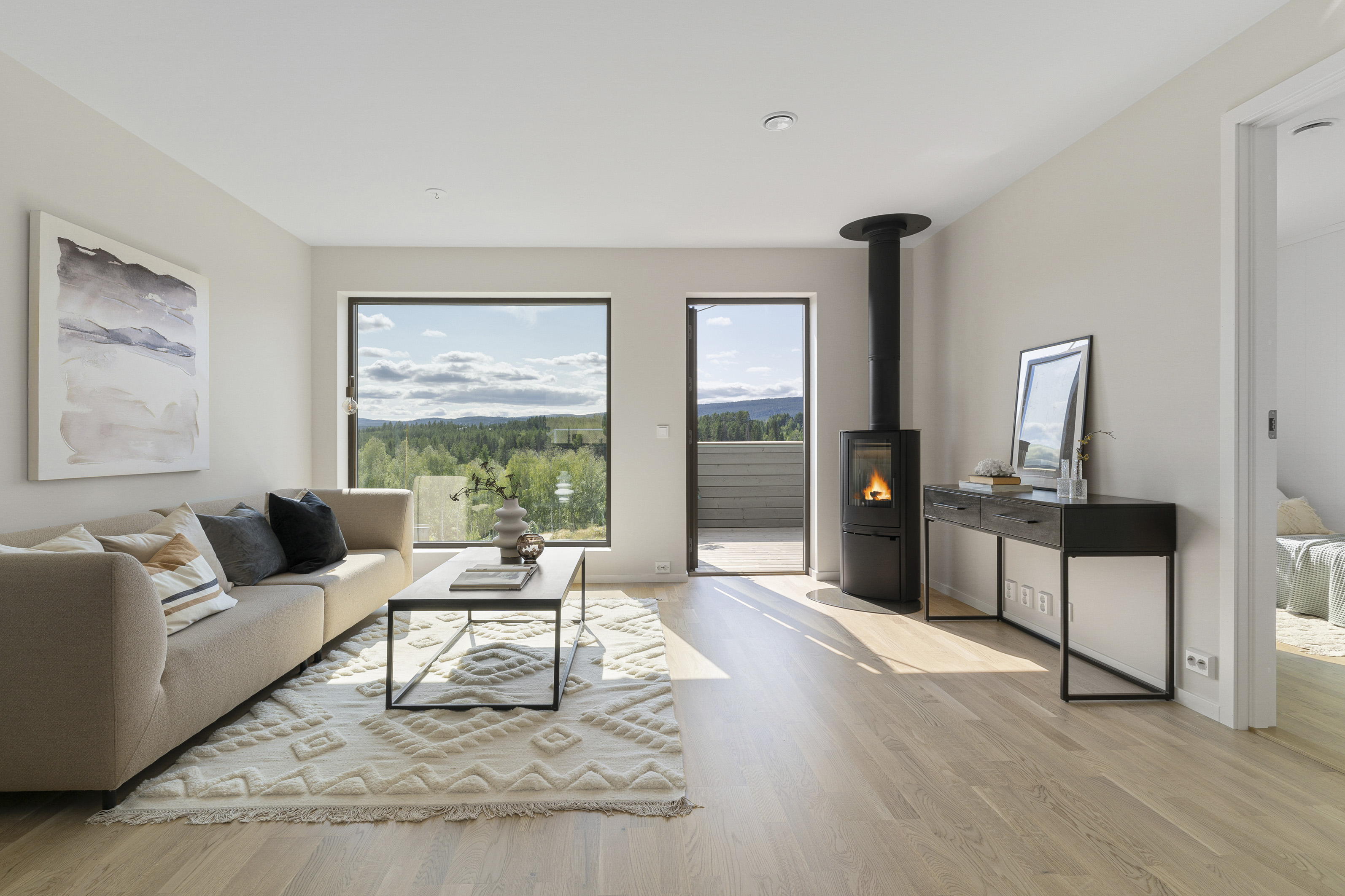 Eksteriør 3D-bilde av enebolig på Lågenlia.