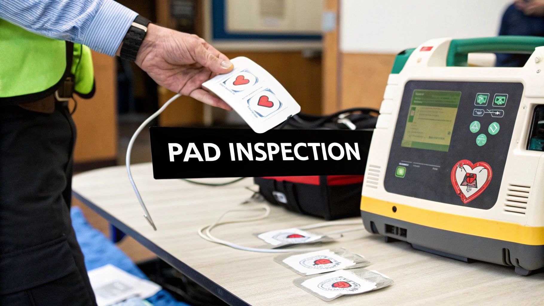 Electrode Pad Inspection and Replacement
