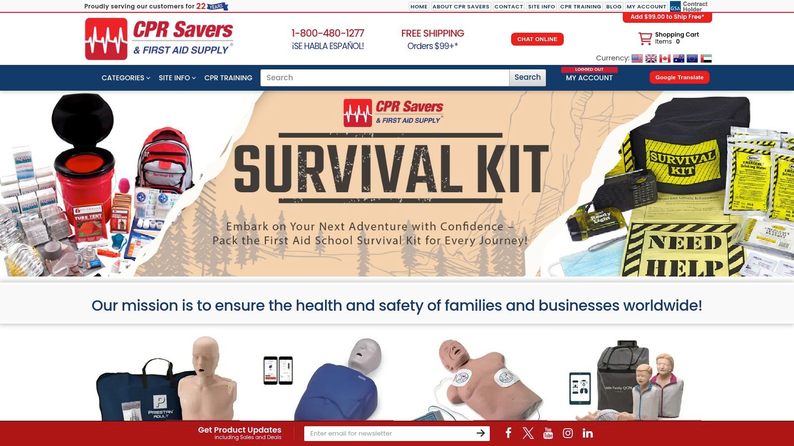 CPR Savers & First Aid Supply