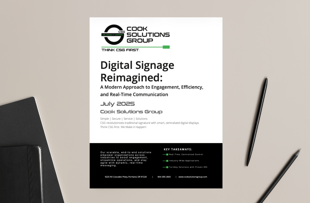 Digital Signage Reimagined