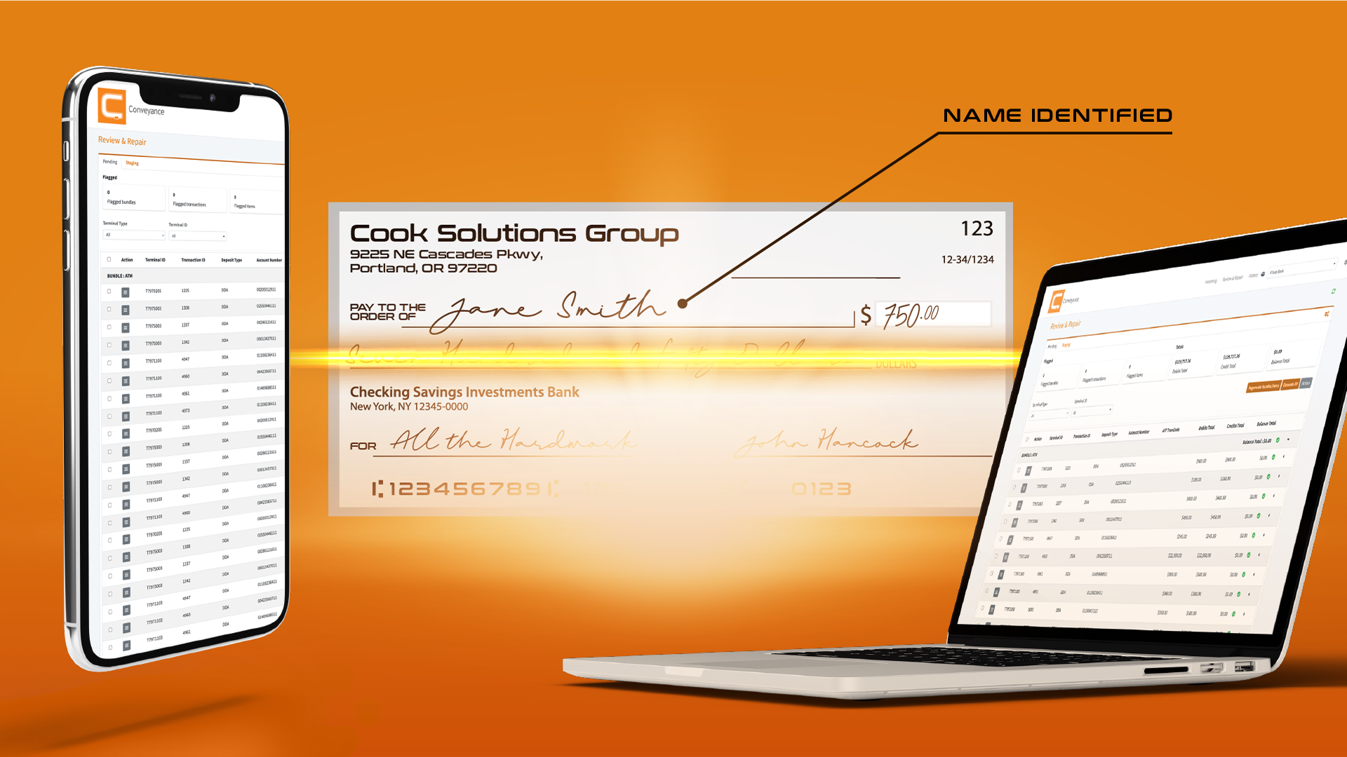 Conveyance Serverless Check Imaging