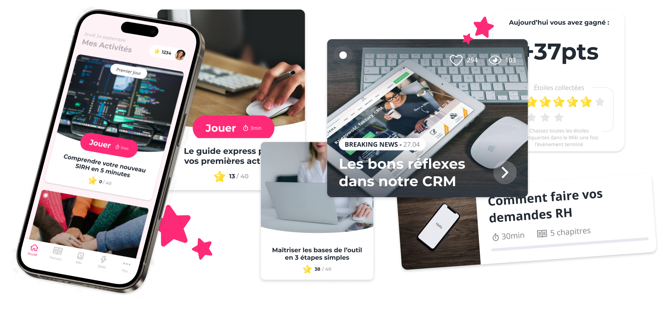 SPARTED - Application de Mobile Learning + Back Office de création des contenus