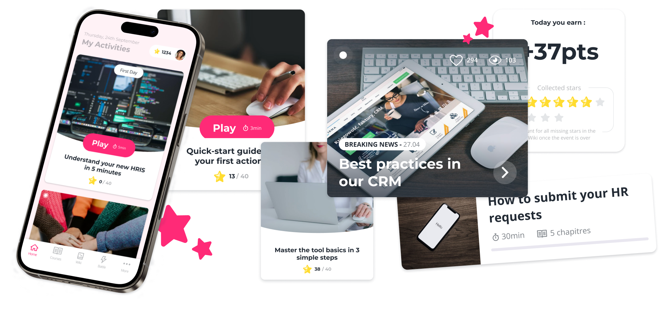 SPARTED - Application de Mobile Learning + Back Office de création des contenus