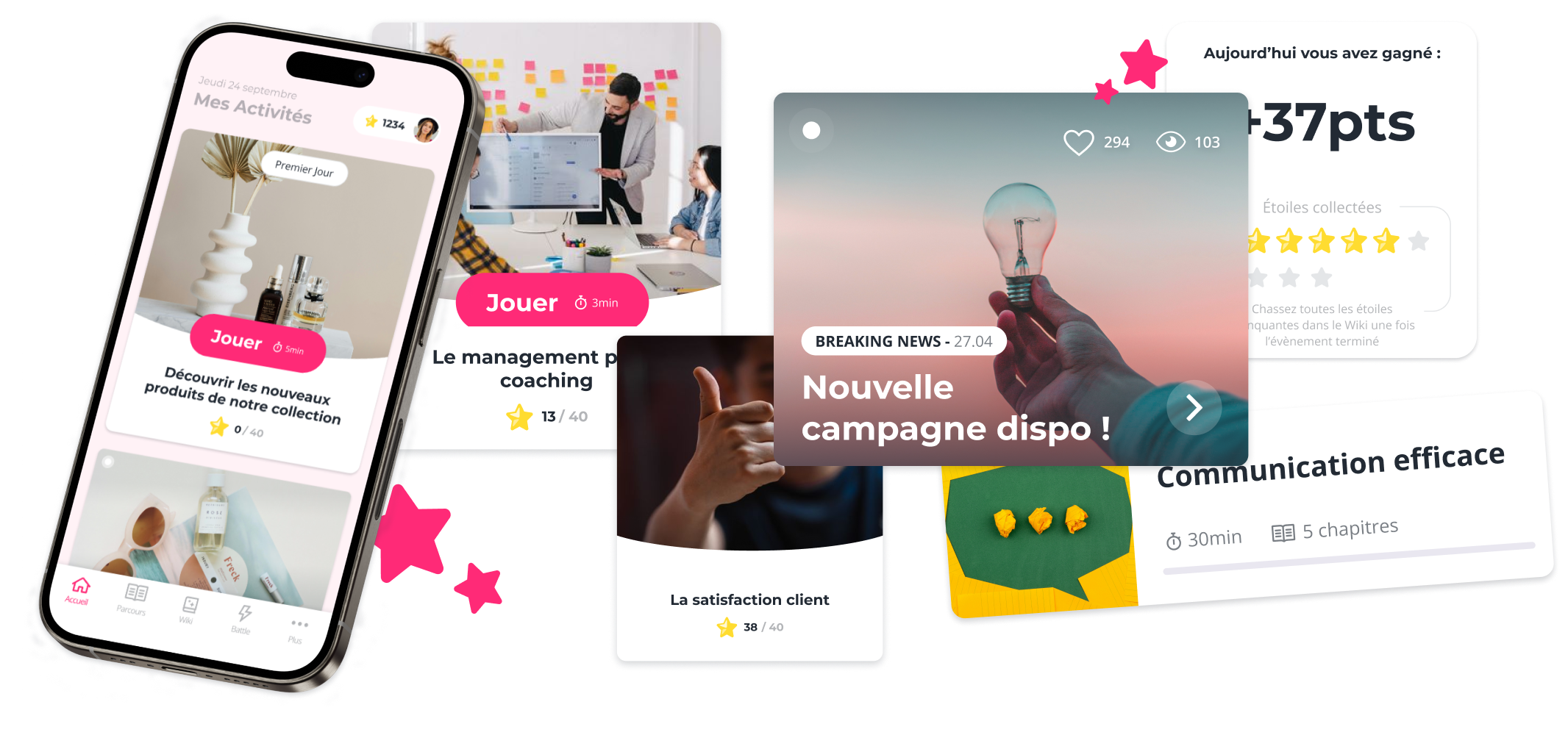 SPARTED - Application de Mobile Learning + Back Office de création des contenus
