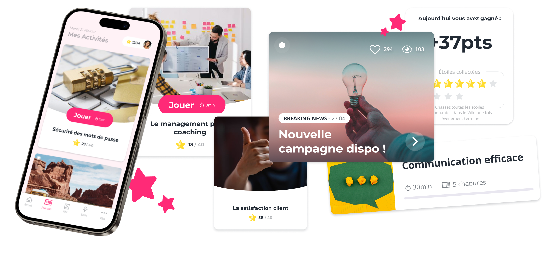 SPARTED - Application de Mobile Learning + Back Office de création des contenus