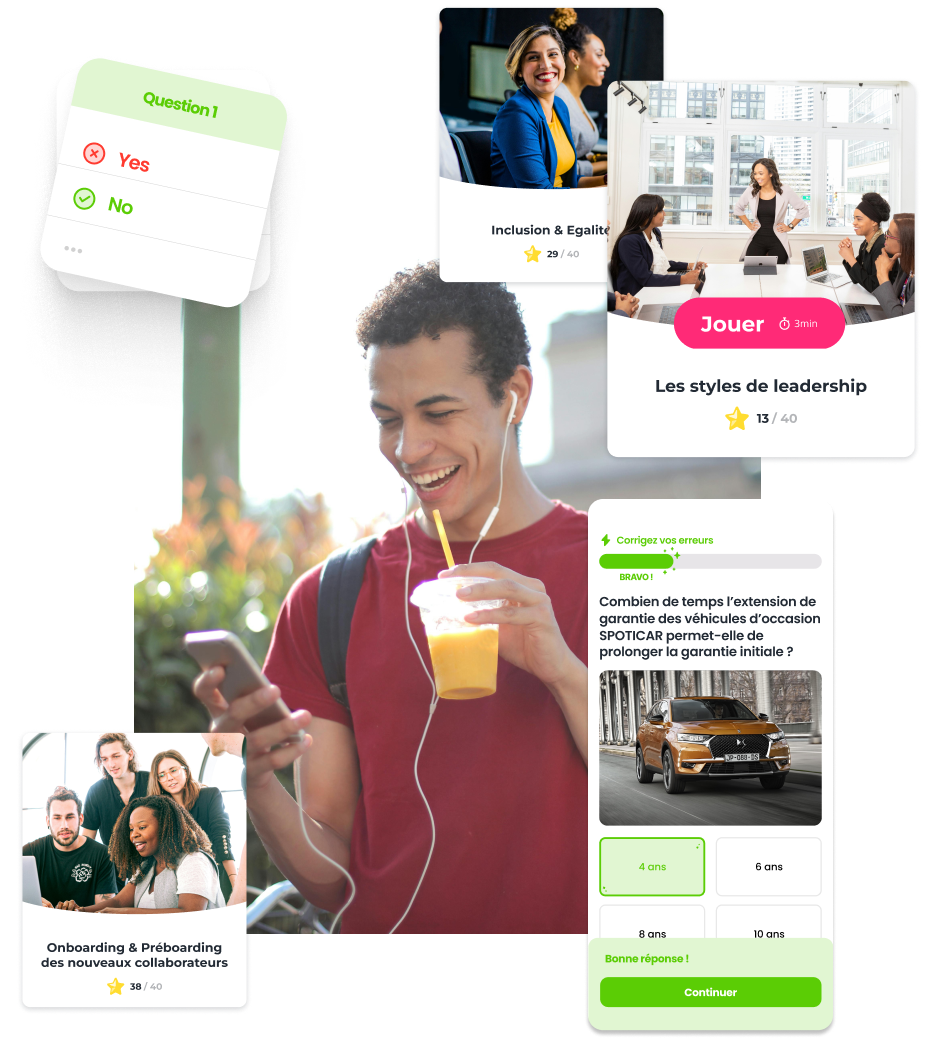 SPARTED - Campagne de Micro Learning et gameplay