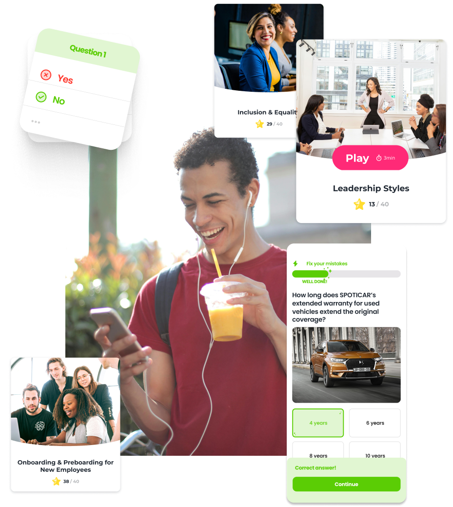 SPARTED - Campagne de Micro Learning et gameplay