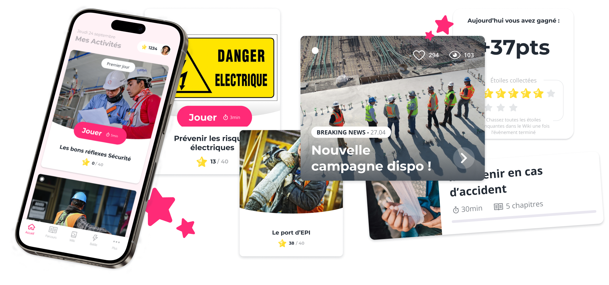SPARTED - Application de Mobile Learning + Back Office de création des contenus