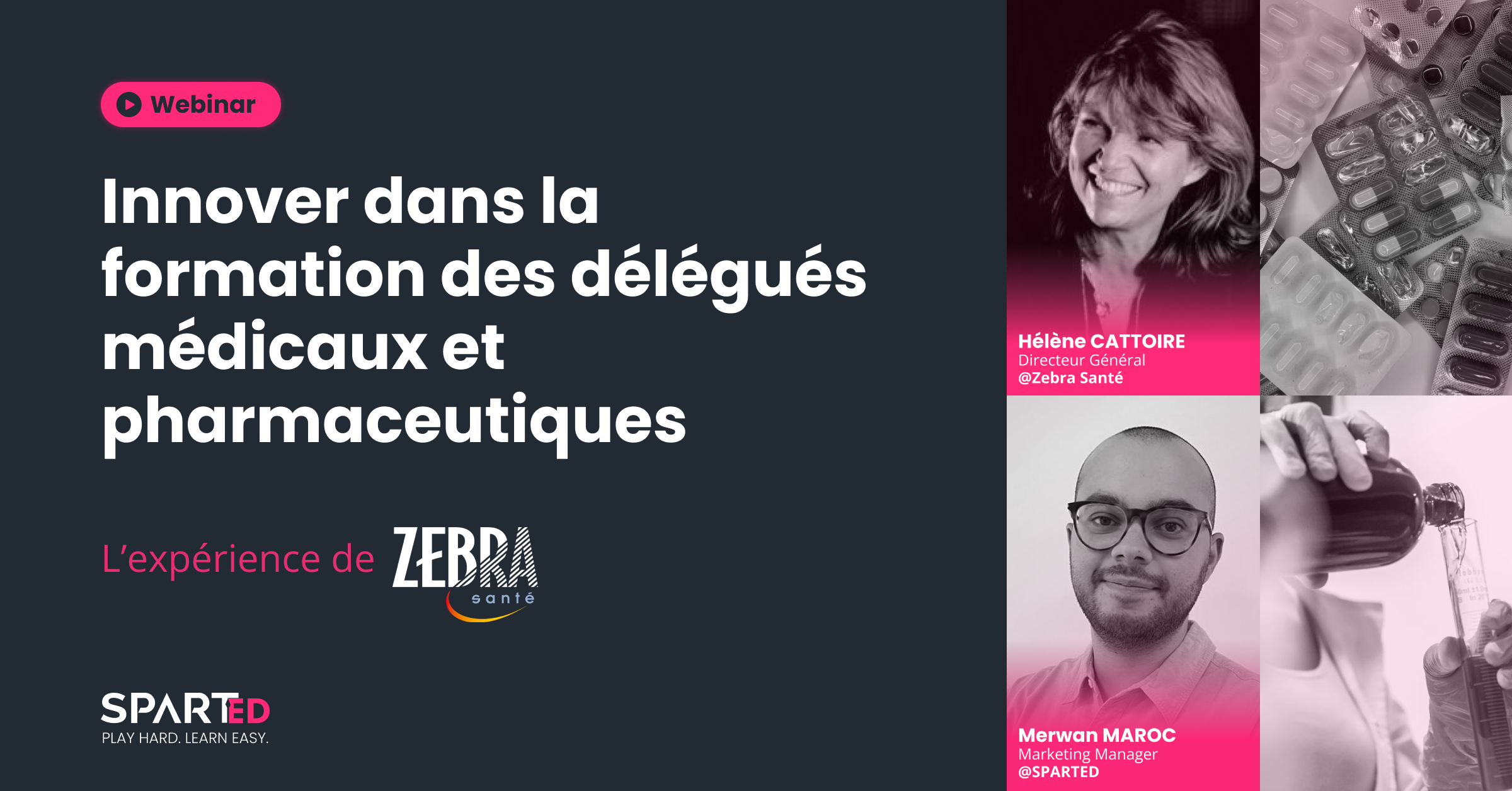 webinar Zebra Santé formation des délégués médicaux