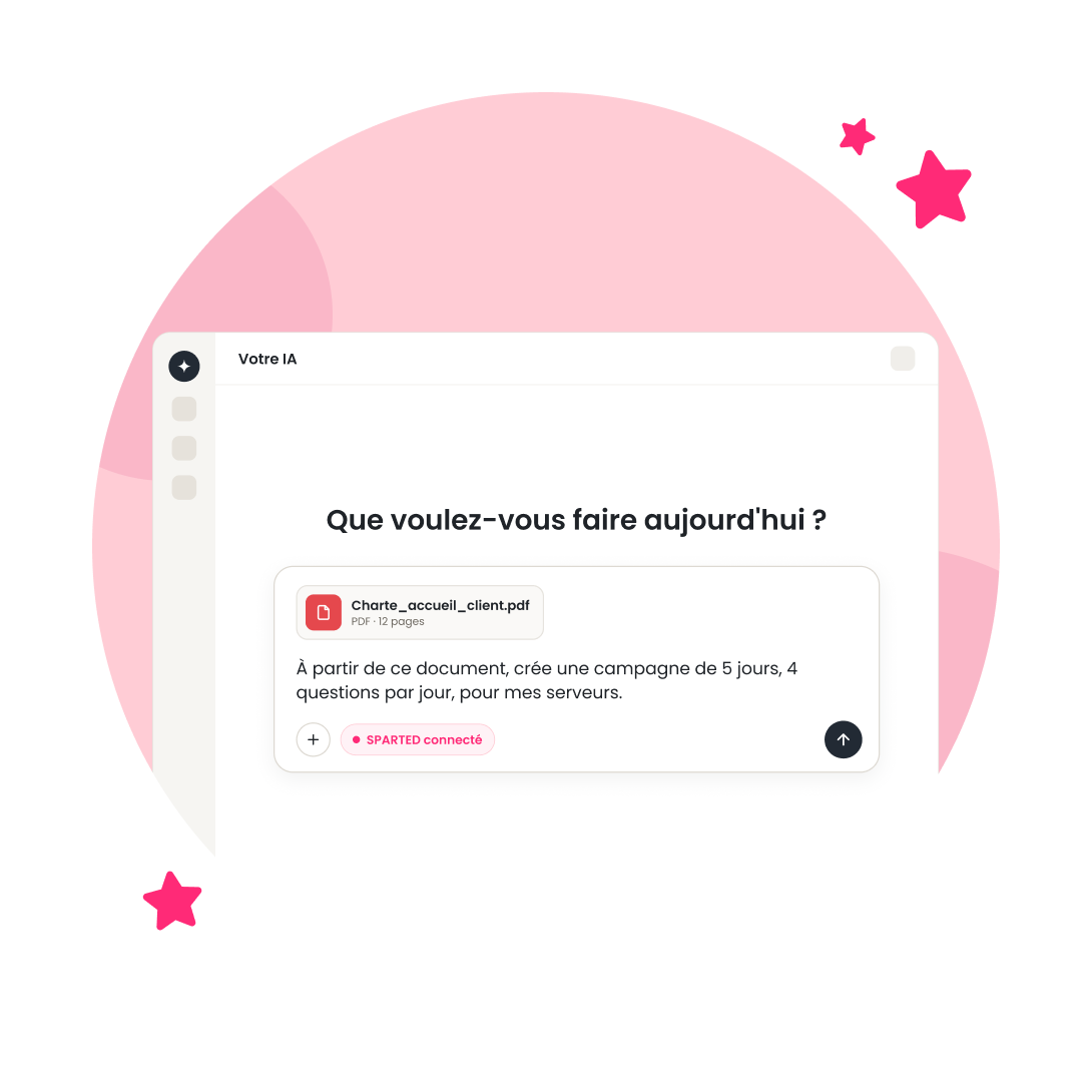 SPARTED - Campagne de Micro Learning et gameplay