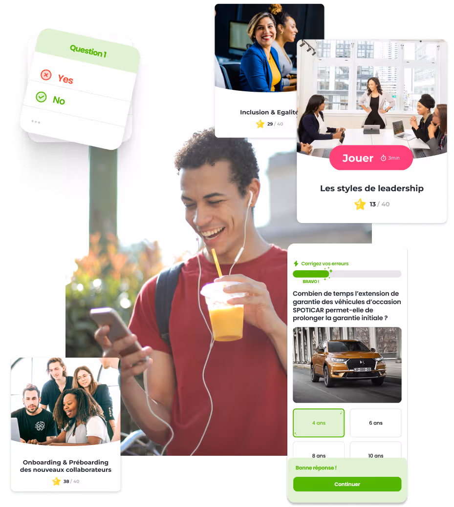 SPARTED - Campagne de Micro Learning et gameplay