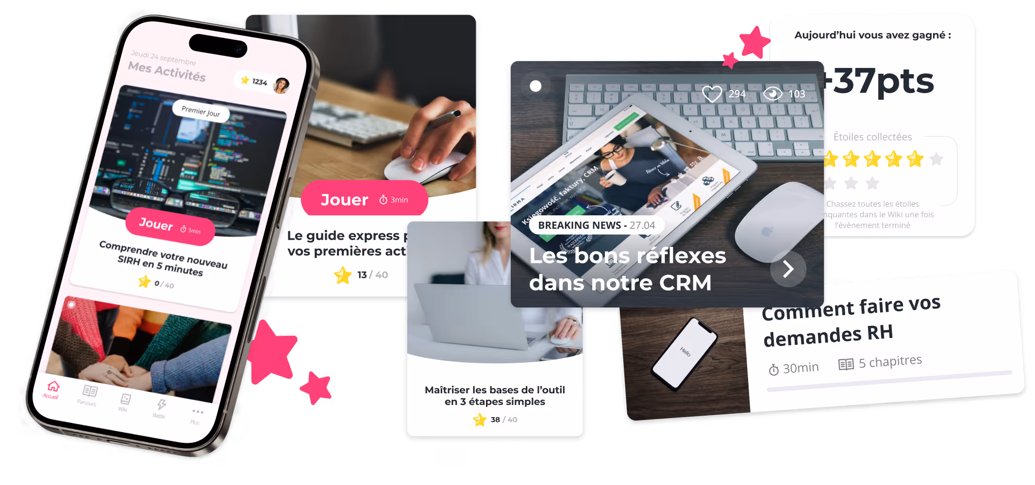 SPARTED - Application de Mobile Learning + Back Office de création des contenus
