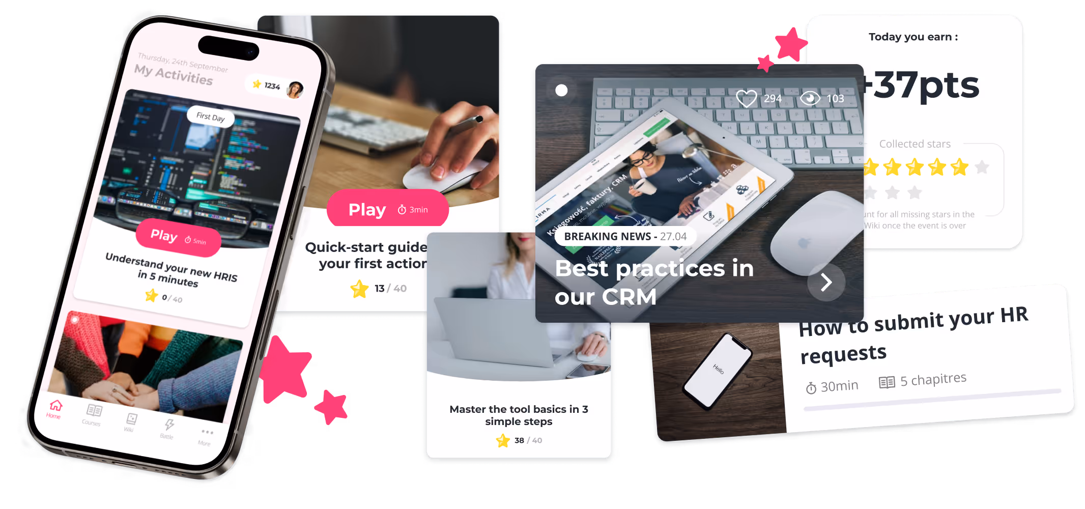 SPARTED - Application de Mobile Learning + Back Office de création des contenus