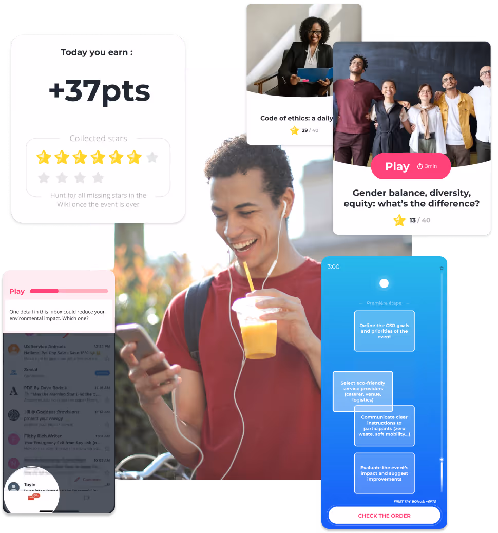 SPARTED - Campagne de Micro Learning et gameplay