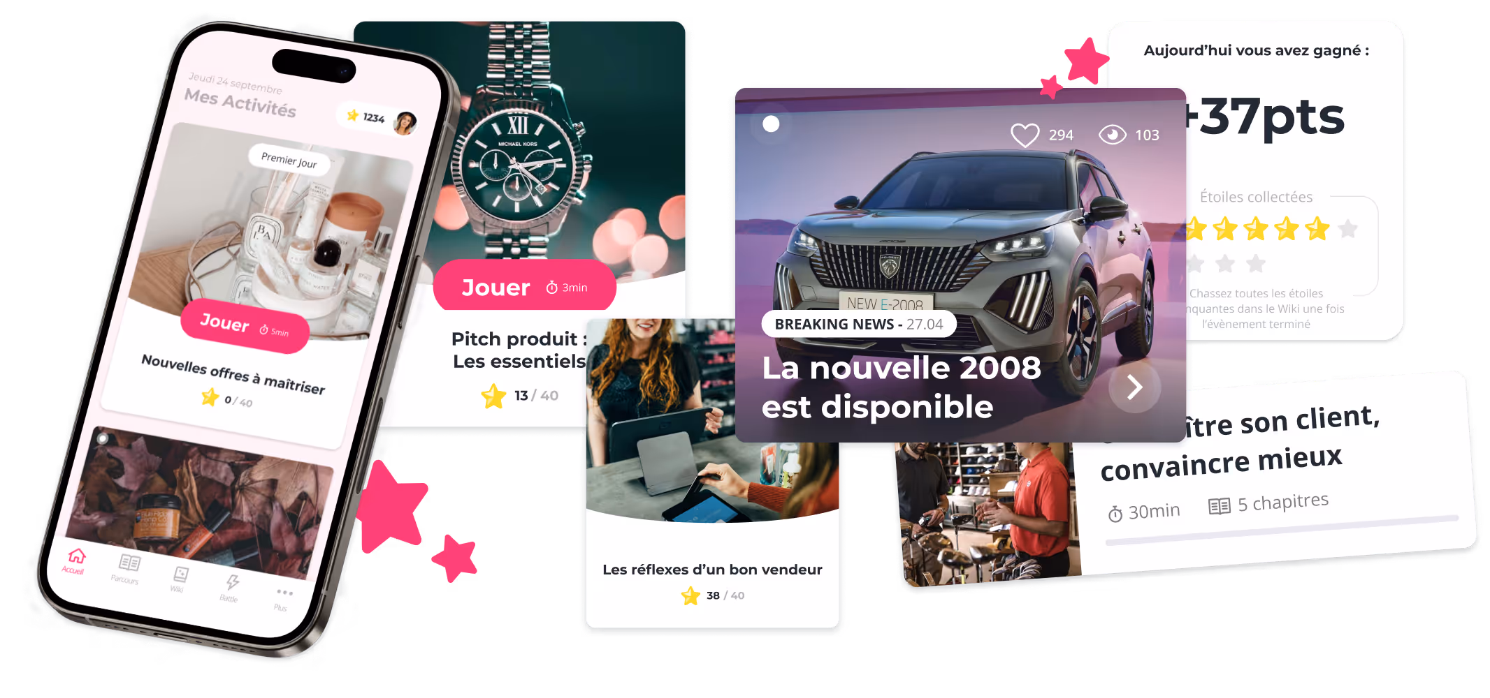 SPARTED - Application de Mobile Learning + Back Office de création des contenus