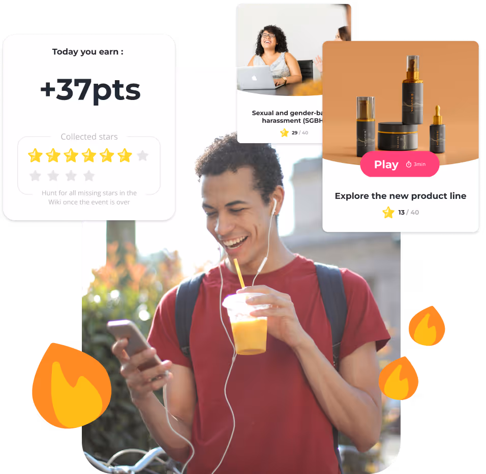 SPARTED - Campagne de Micro Learning et gameplay