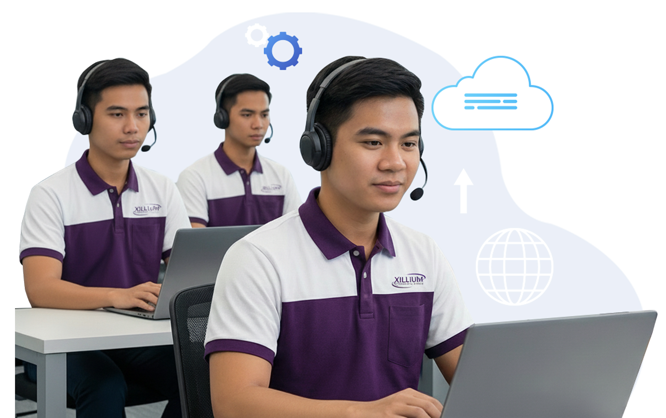 Xillium healthcare IT support team