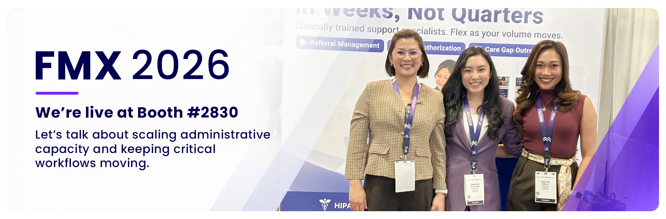 MGMA 2026 conversations at Xillium Booth 428