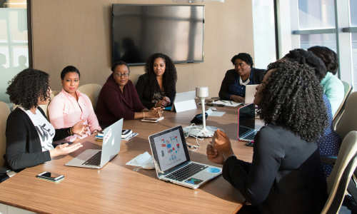 Business people in meeting