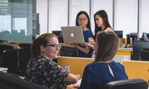 Business people in office