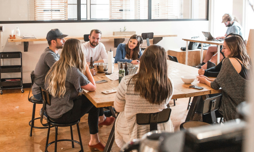 Group of business people in conference room