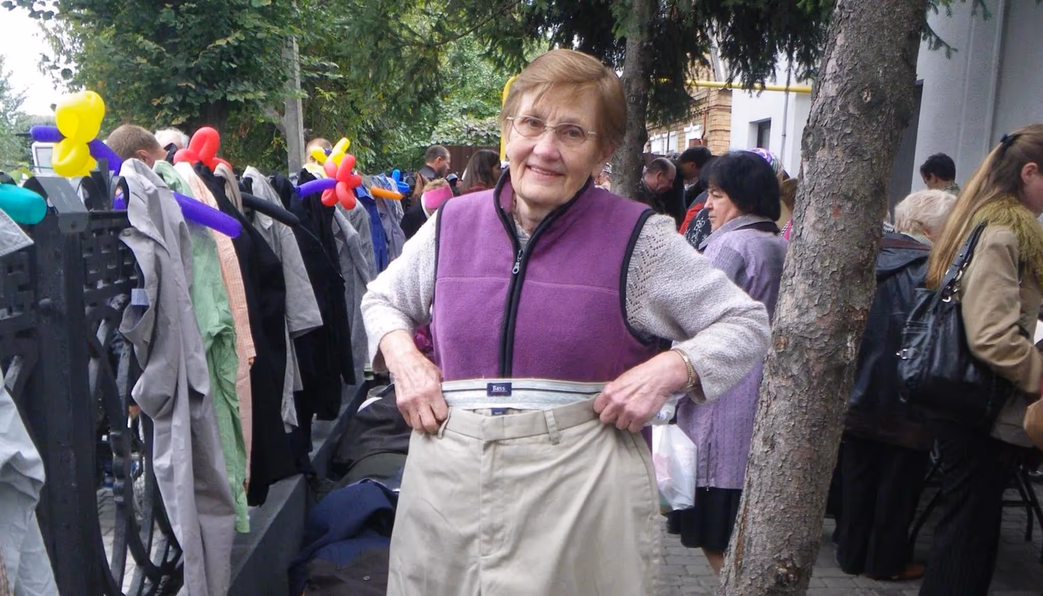 A Ukrainian grandmother