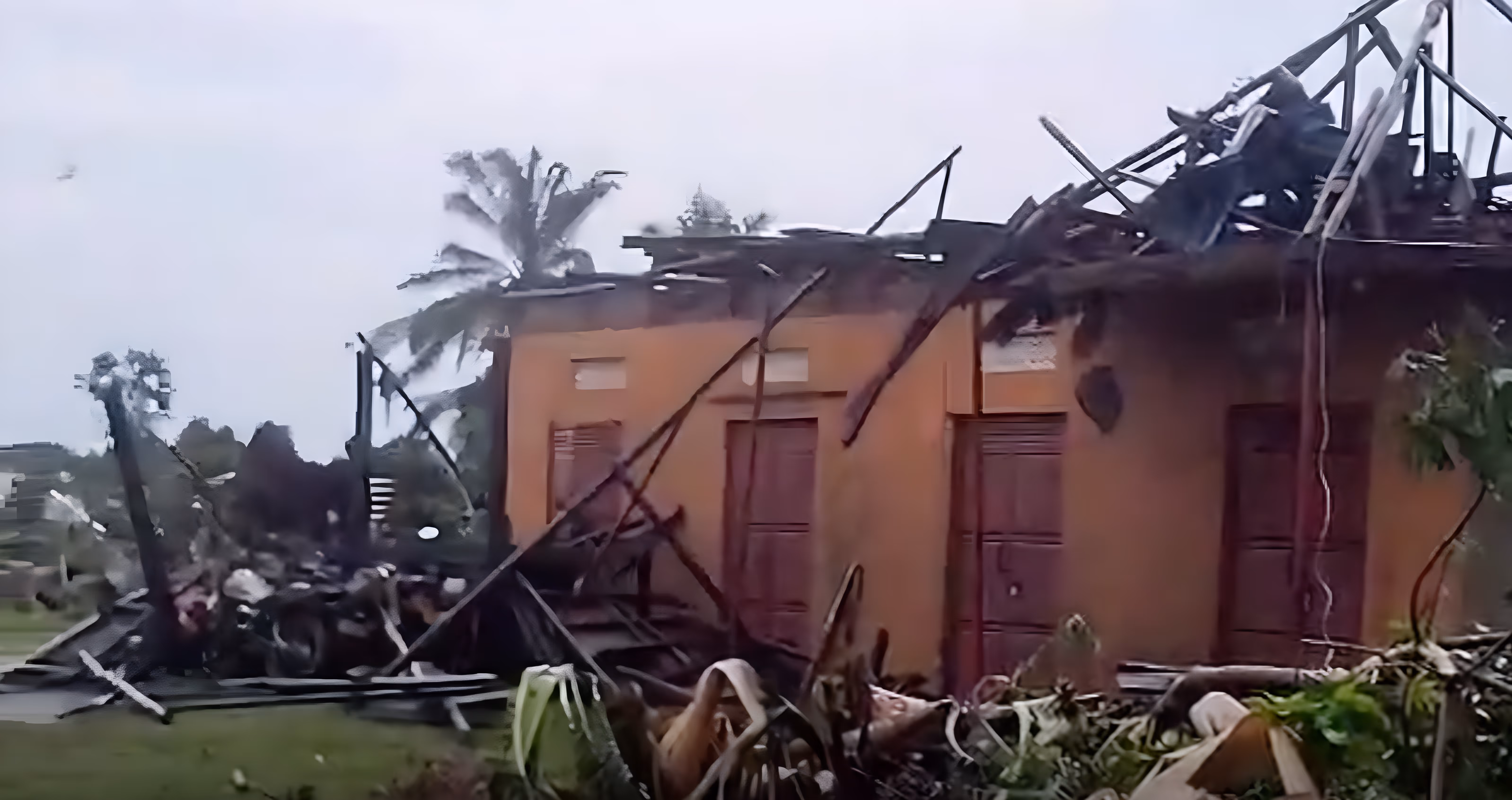Cyclone in Kalangala, Uganda