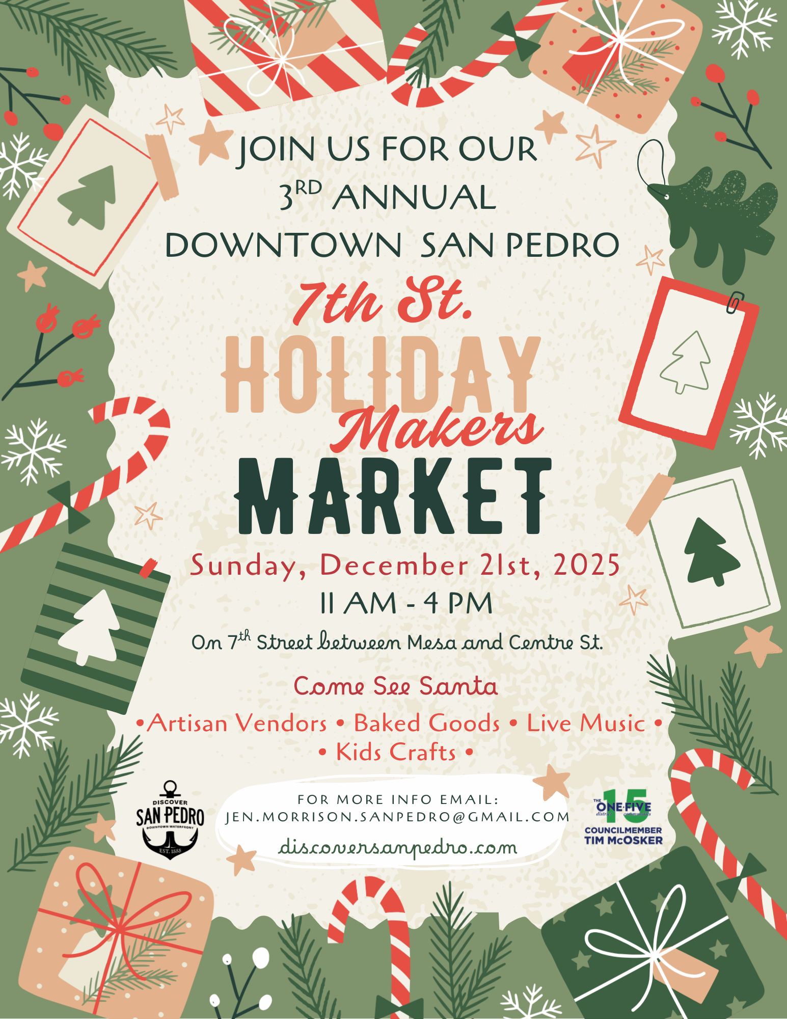 Downtown San Pedro 7th St. Holiday Makers Market