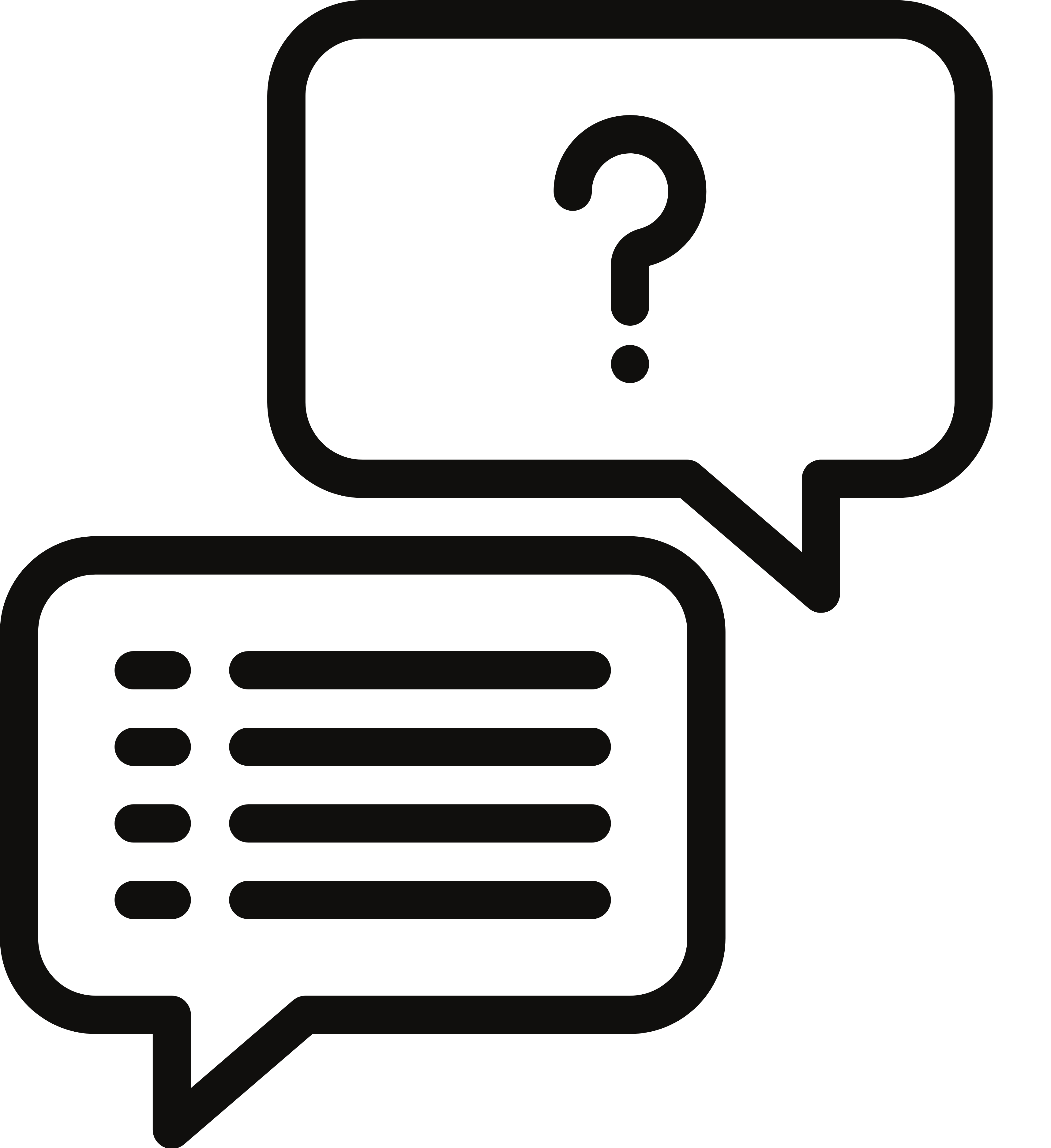 Speech bubbles question and answer icon