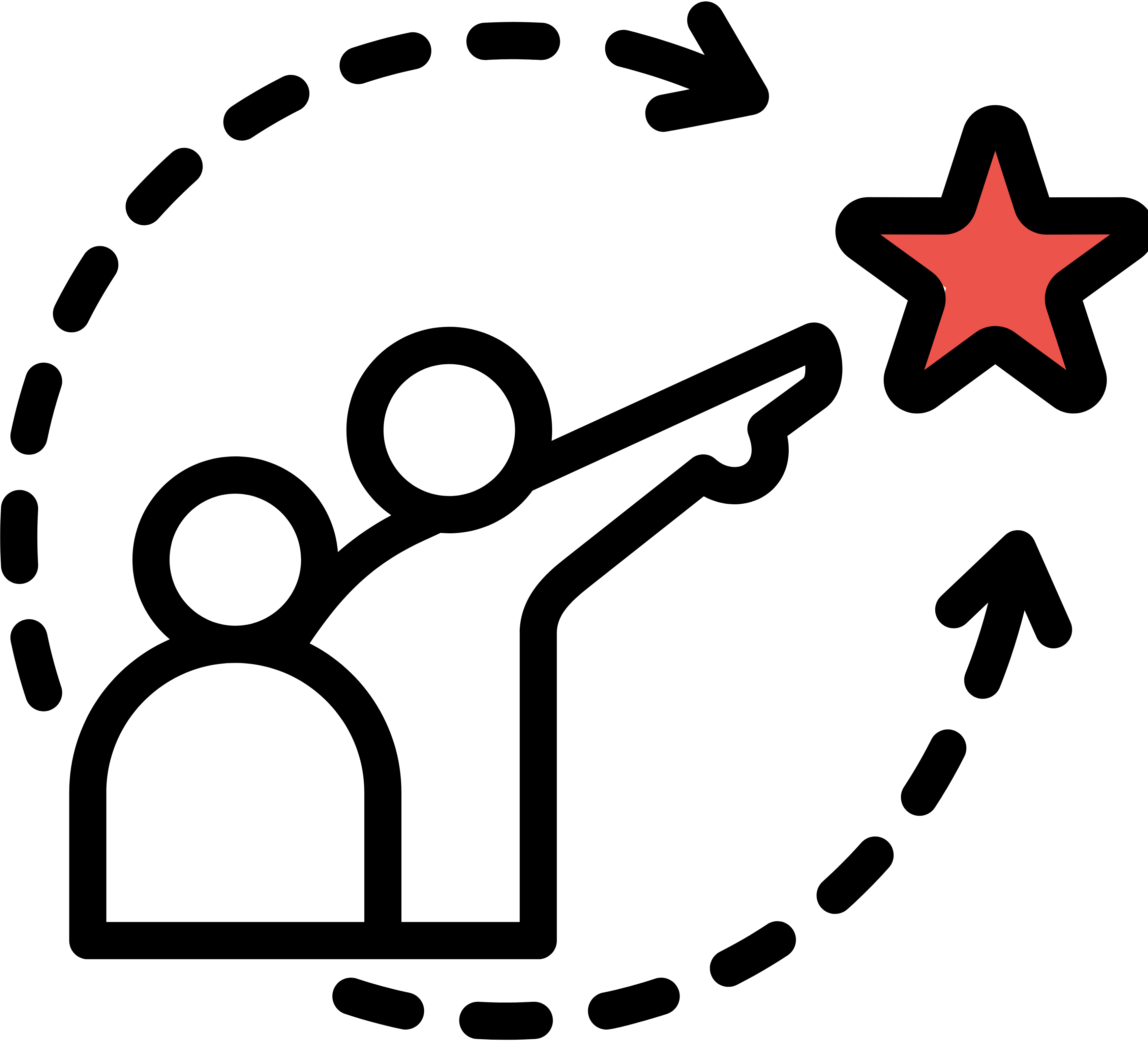 coach pointing to a star icon
