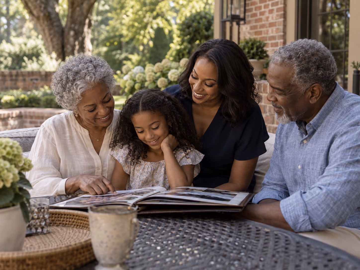 Multi generational family in Alpharetta