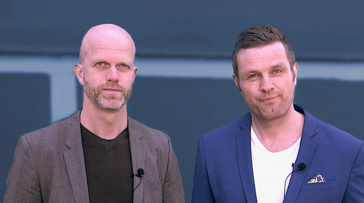 Hallgeir Kvadsheim og Arman Vestad ser mot oss.