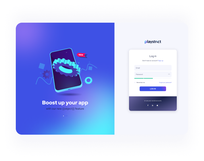 Sign Up Screen image