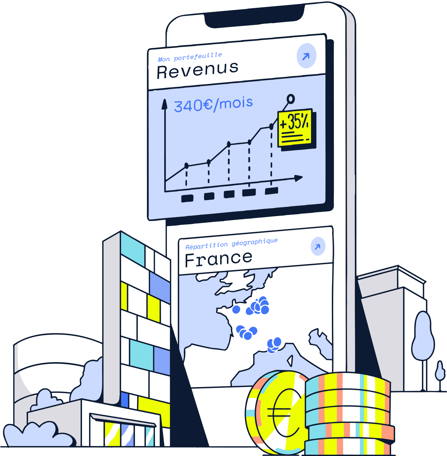 simulation des revenus scpi