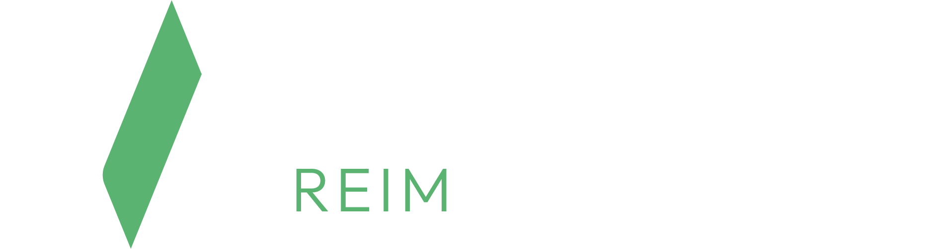 Magellim REIM logo with stylized green and white overlapping shapes forming an M.
