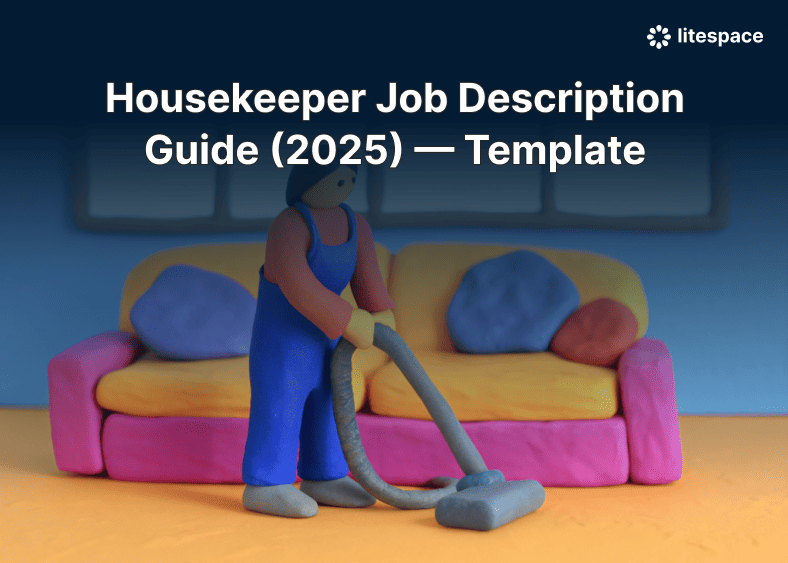 Housekeeper Job Description Guide (2025) — Template