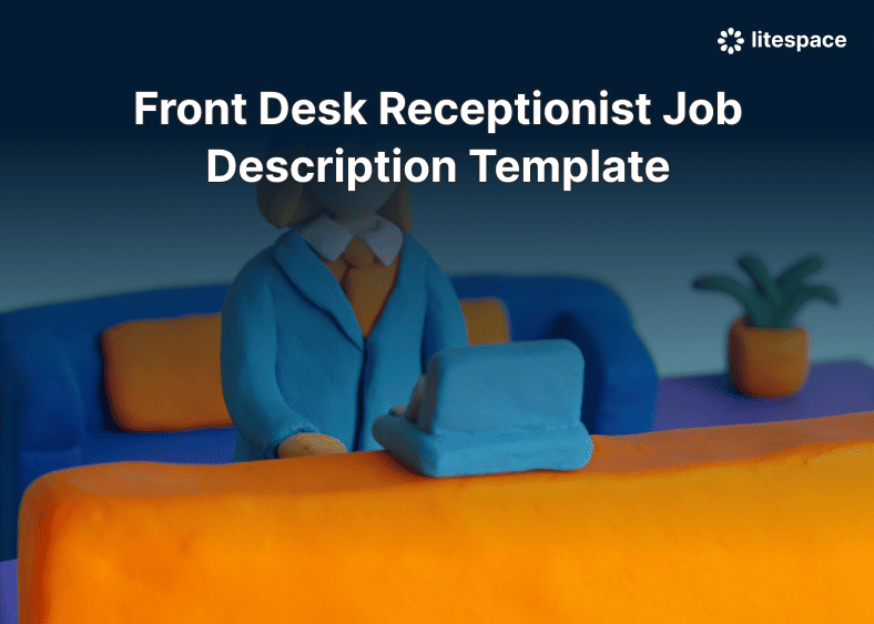 Front Desk Receptionist Job Description Template