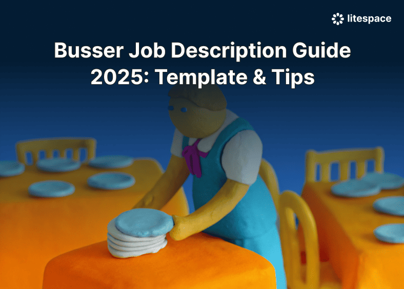 Busser Job Description Guide 2025: Template & Tips