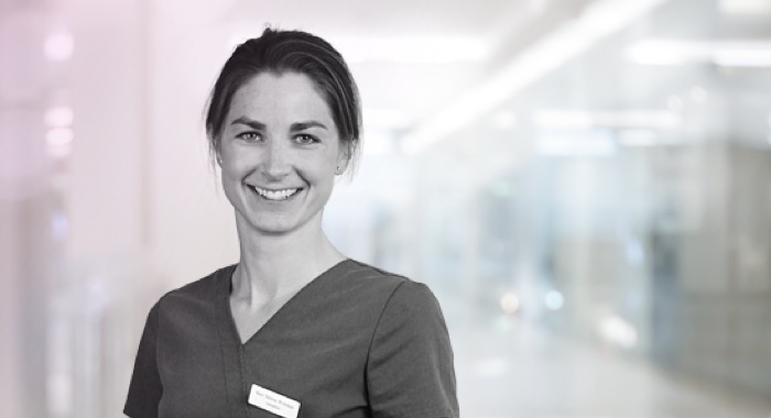 Portrait of nurse Mari Therese Wickmann