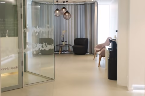 Interior shot from Klinikk Hausken in Oslo