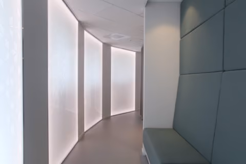 Interior shot from Klinikk Hausken in Oslo