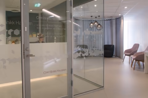 Interior shot from Klinikk Hausken in Oslo