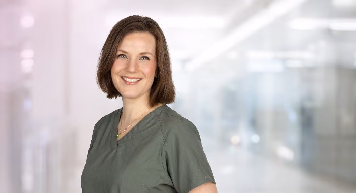 Portrait of Doctor Ingrid Børke at Klinikk Hausken in Oslo