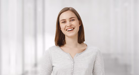 Portrait of female fertility patient