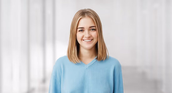 Portrait of female fertility patient